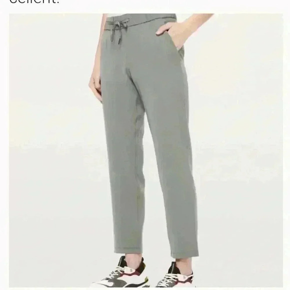 Lululemon women’s'On the Fly' Pant Luxtreme  Grey Sage - Picture 1 of 10